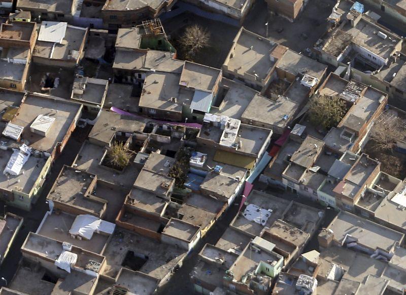 Diyarbakır Sur havadan görüntülendi