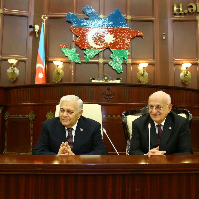 Meclis Başkanı İsmail Kahraman Azerbaycan'da