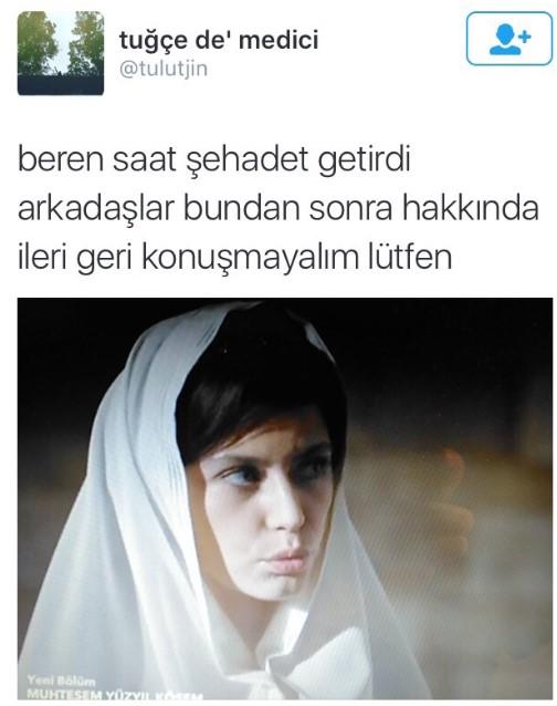 Beren Saat Muhteşem Yüzyıl'da