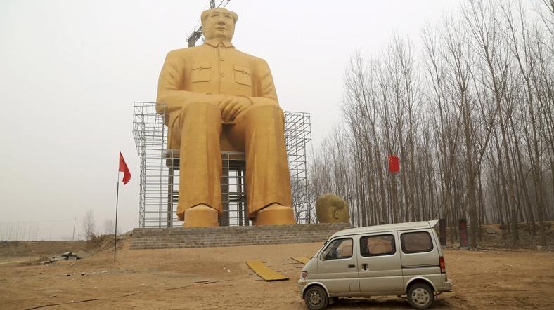 Çin'de dev Mao Zedong heykeli