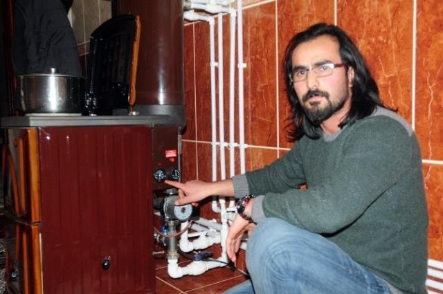 Sobadan doğalgaz tesisatı yapan Vanlı mucit