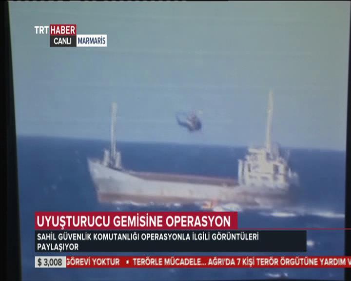 Dev uyuşturucu operasyonunun görüntüleri