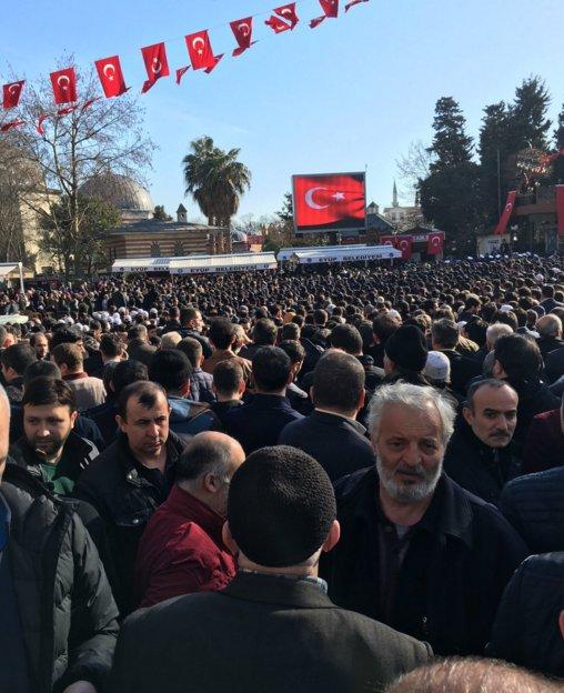 Özel harekatçı şehidin cenazesi Eyüp Sultan'dan kalktı