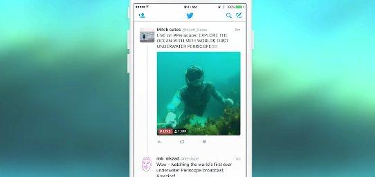 Periscope yayınları Twitter'da