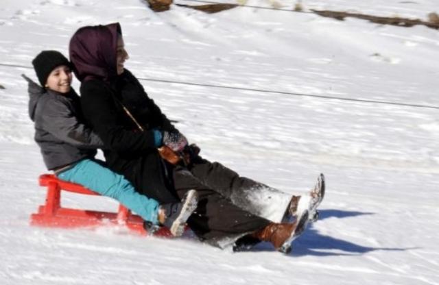 Siverek'te kayak sezonu açıldı