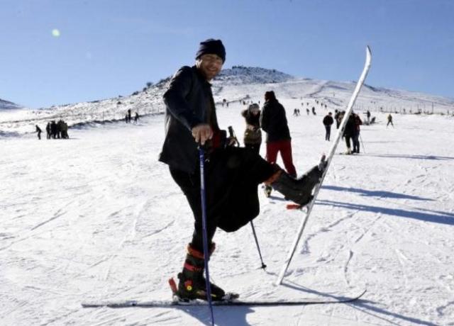 Siverek'te kayak sezonu açıldı