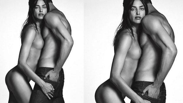 Irina Shayk çırılçıplak poz verdi