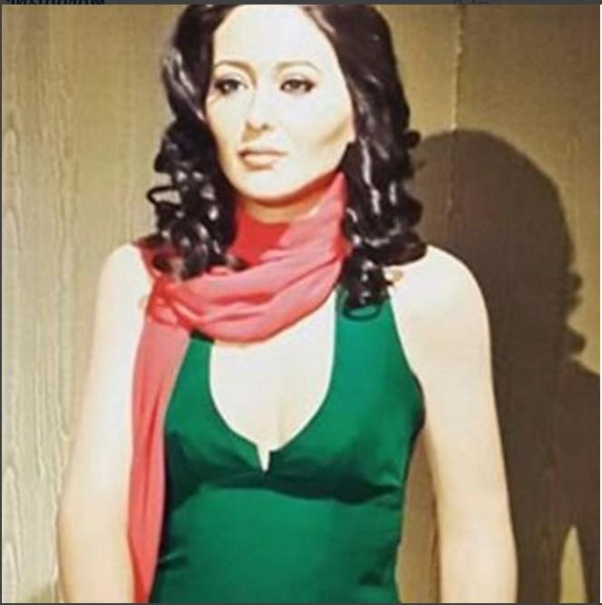 Nurgül Yeşilçay'ın balmumu heykeli yapıldı