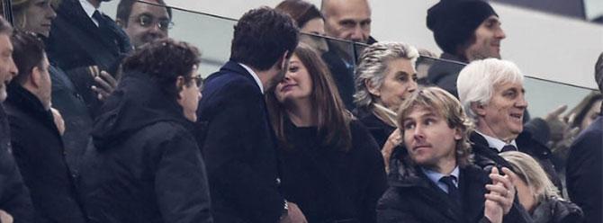 Andrea Agnelli ile Deniz Akalın maçta görüntülendi