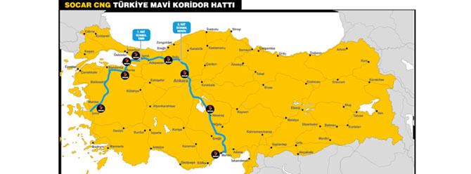 SOCAR Türkiye'yi mavi koridor ile tanıştırıyor
