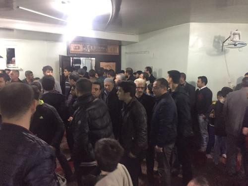 İmam şehitler için dua istedi cemaat camiyi terk etti