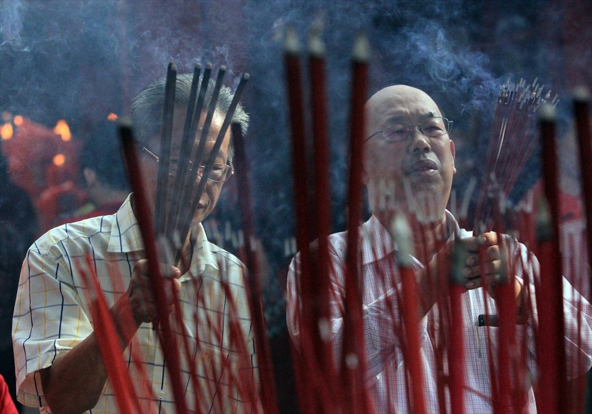 Endonezyalı Çinliler maymun yılını kutladı