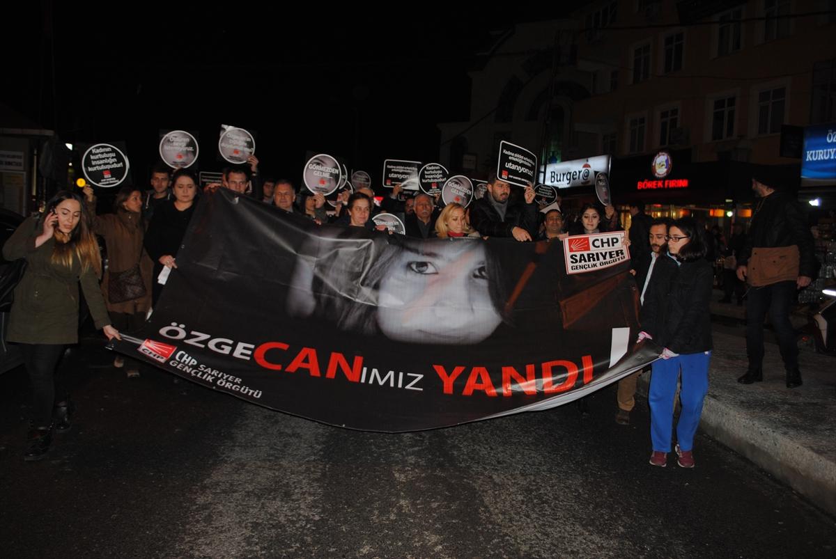 Özgecan ölüm yıldönümünde İstanbul'da anıldı