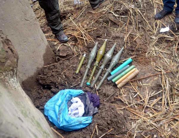 Bismil'de PKK'nın mühimmatları ele geçirildi