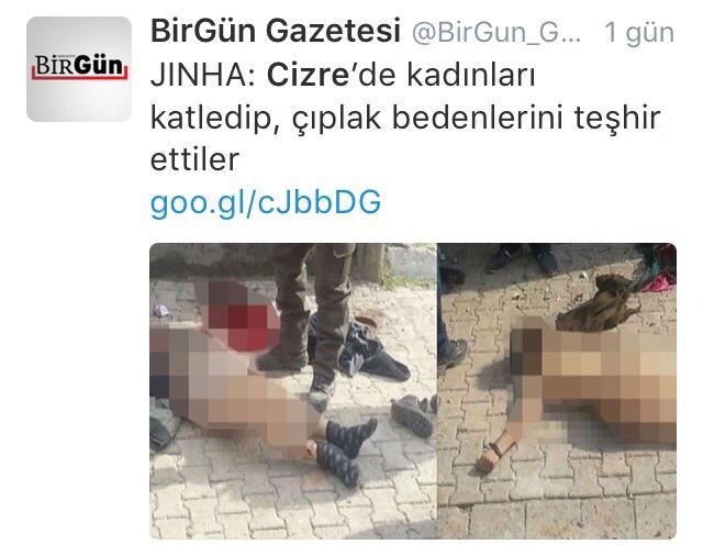 Birgün gazetesi teröre cesaret vermeye devam ediyor