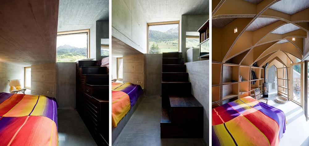 Tepeye delik açılarak inşa edilen ev