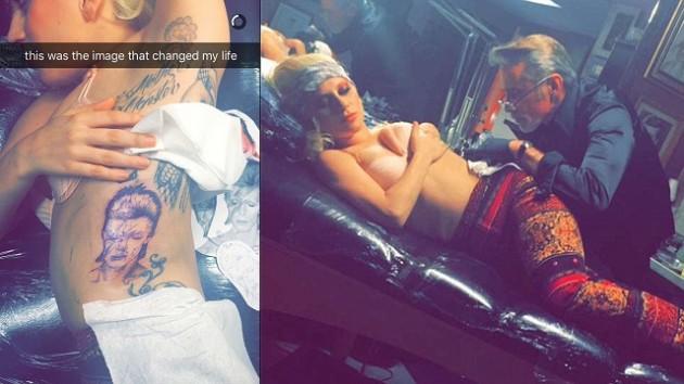 Lady Gaga David Bowie dövmesi yaptırdı
