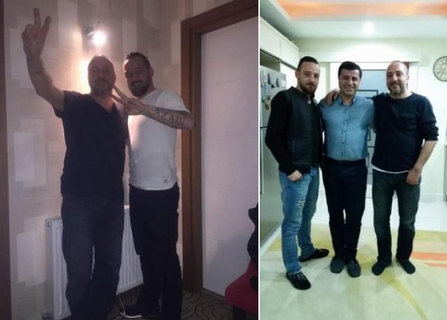 Deniz Naki Demirtaş ve Hayko Bağdat aynı karede