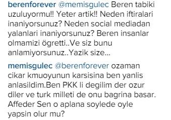 Kenan Doğulu'ya Beren Saat tepkisi