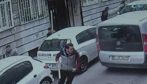 İstanbul'da hırsız ev sahibini kovaladı İZLE