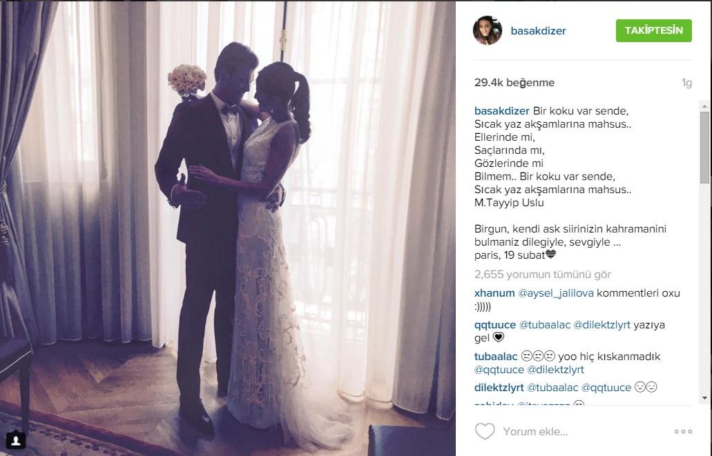 Başak Dizer'den eşi Kıvanç'a: Bir koku var sende