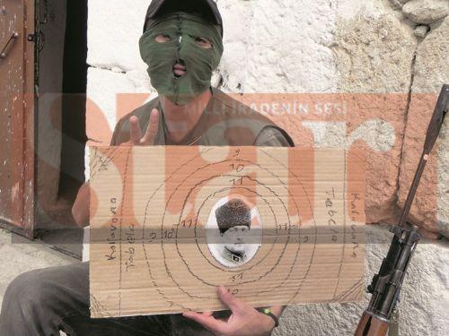 Keskin nişancı eğitiminde Atatürk'e ateş eden PKK'lılar