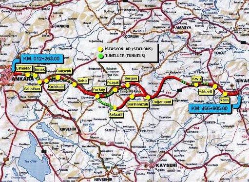 Ankara-Sivas YHT hattında sona doğru