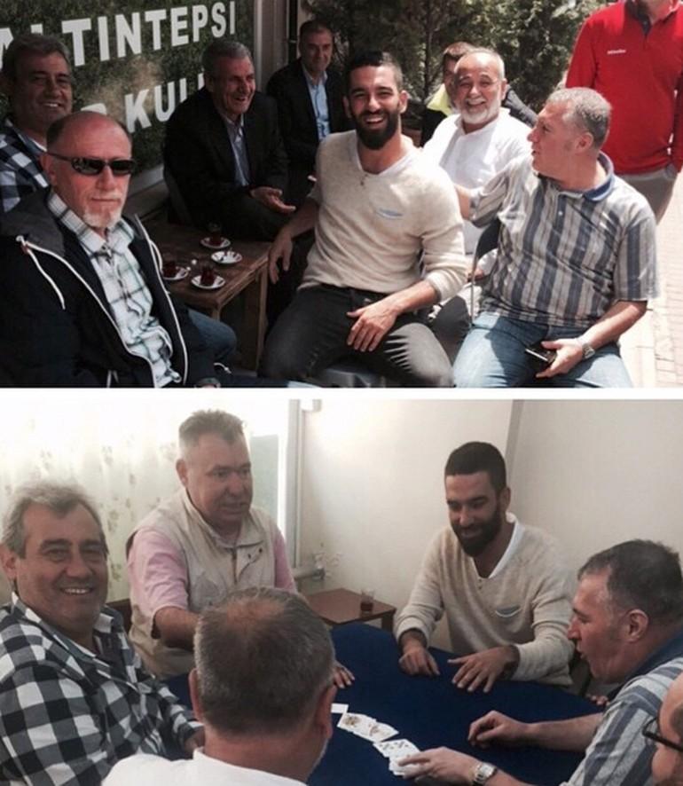 Arda Turan kıyafetlerini Bayrampaşa'ya dağıttı