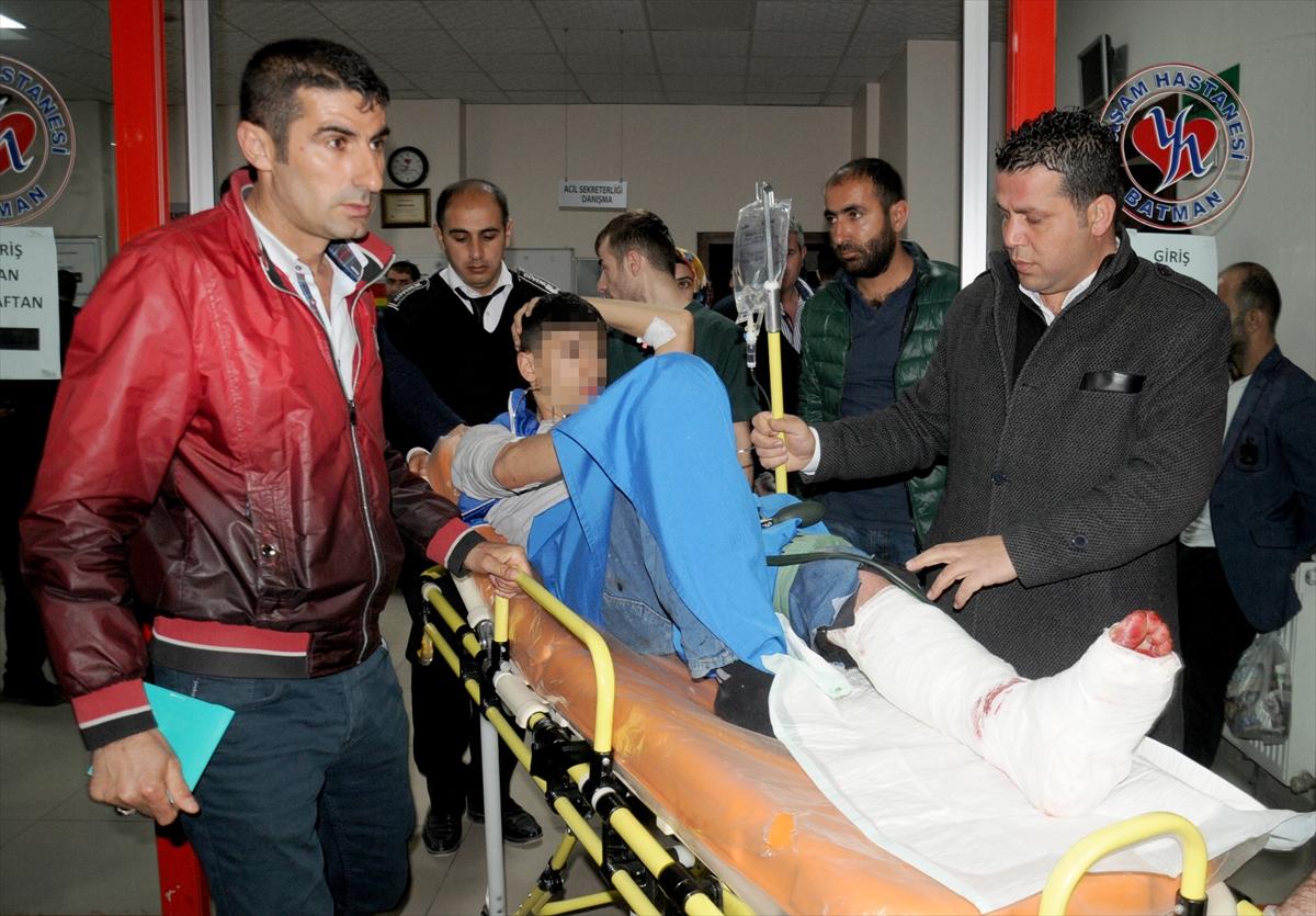 Batman'da polis araçlarına saldırılar