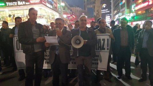 Ankara'da İMC TV eylemi