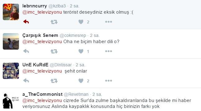 İMC TV takipçileri kanalın haber diline kızdı