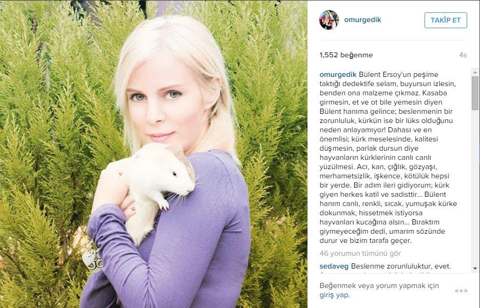 Ömür Gedik: Kürk giyen katildir