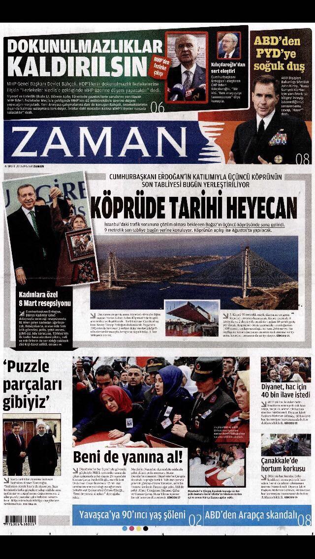 Zaman Gazetesi yeni yüzüyle okuyucuyla buluştu