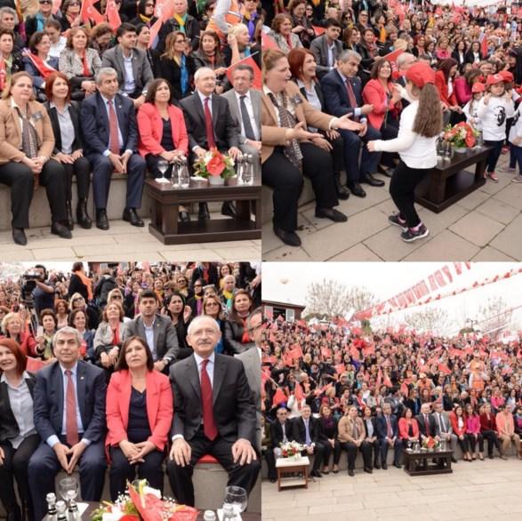 Kadınlar Günü'nde Kılıçdaroğlu'nun elini öpen kadın