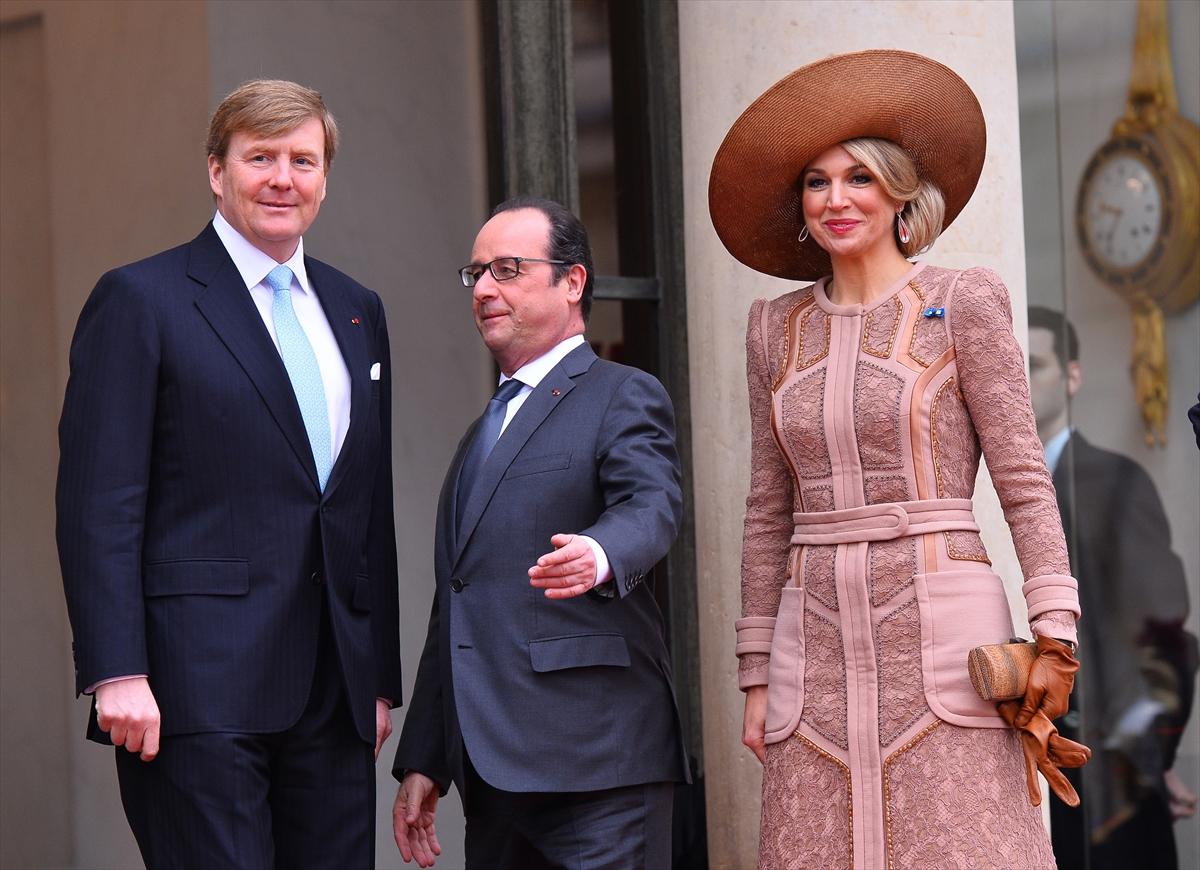 Hollanda Kralı Willem-Alexander Paris'te