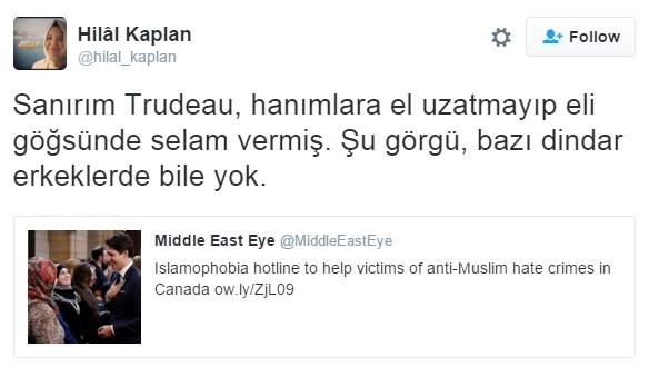 FOTOĞRAF: Kanada Başbakanı'nın Müslüman hassasiyeti
