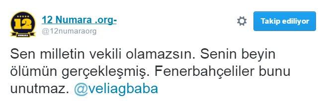 CHP'li Veli Ağbaba'ya Fenerbahçelilerden tepki