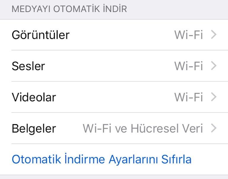 Whatsapp'ın internet kotasını tüketen özelliği