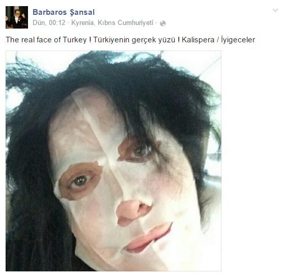 Barbaros Şansal'dan belaltı paylaşım