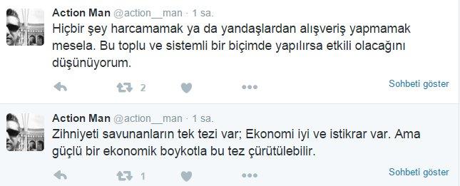 Gezicilerin yeni umudu ekonomik boykot