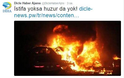 PKK ajansı DİHA: İstifa yoksa huzur da yok