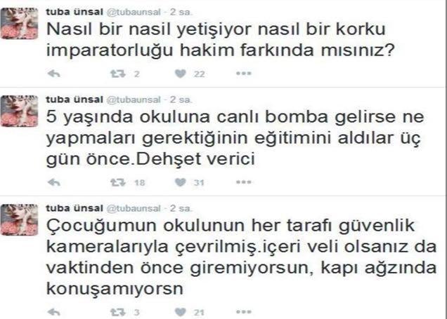 Tuba Ünsal güvenlik önlemlerinden rahatsız