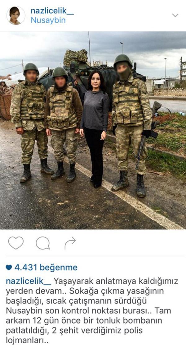 Nazlı Çelik Mardin Nusaybin'e gitti