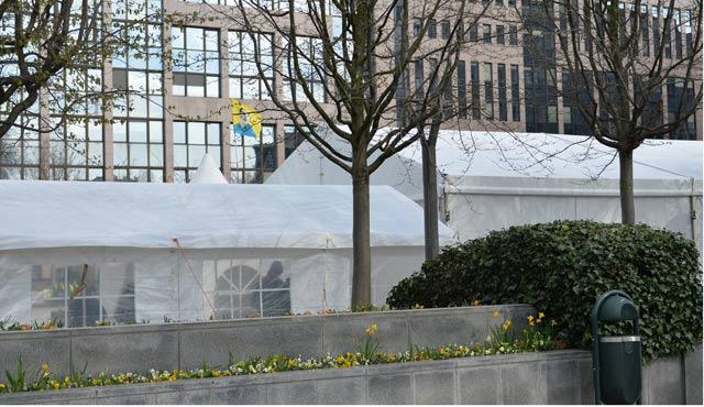 Belçika zirve öncesi PKK çadırına izin verdi