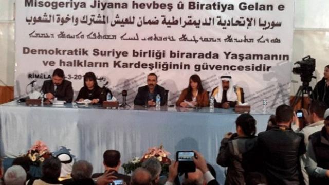 PYD Suriye'de federasyon ilan etti