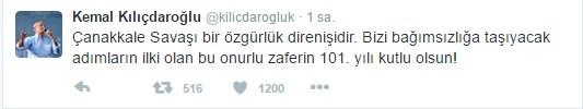 Kılıçdaroğlu: Çanakkale Savaşı bir özgürlük direnişidir