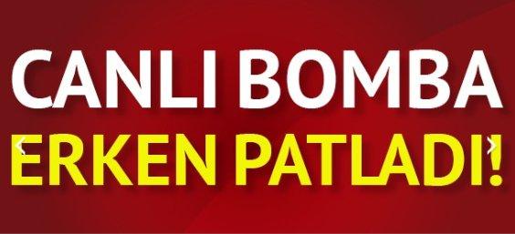 Hürriyet'in canlı bomba manşeti: Erken patladı