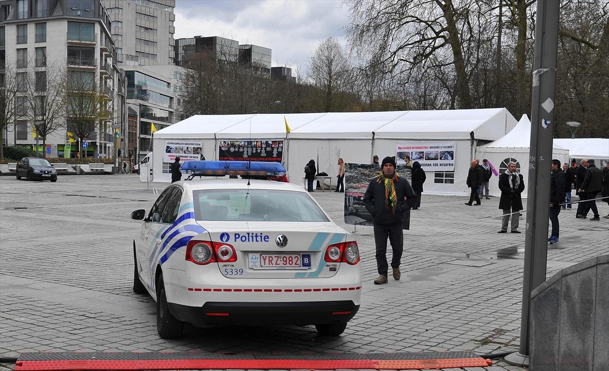 Brüksel polisi PKK'yı korumaya devam ediyor