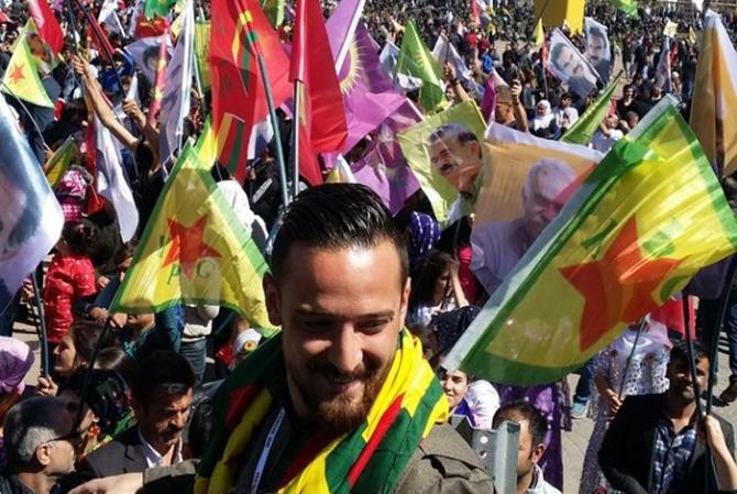 Deniz Naki nevruz kutlamasına katıldı