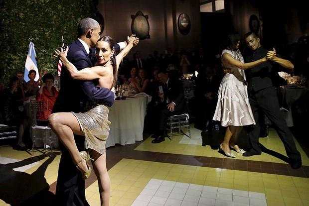 ABD Başkanı Obama tango yaptı
